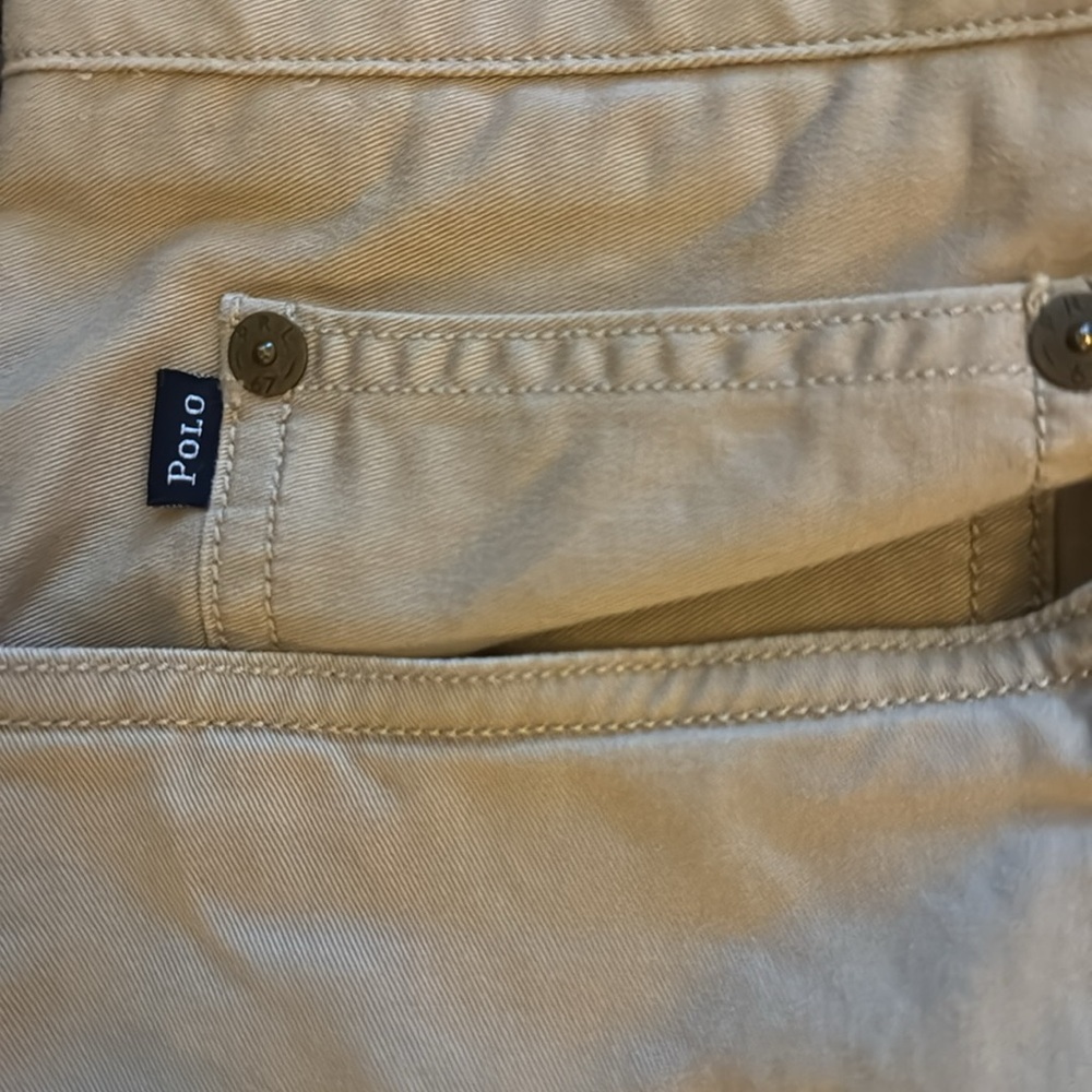 Polo Ralph Lauren stretch khaki 5 pocket jeans classic fit Big & Tall - Picture 6 of 12